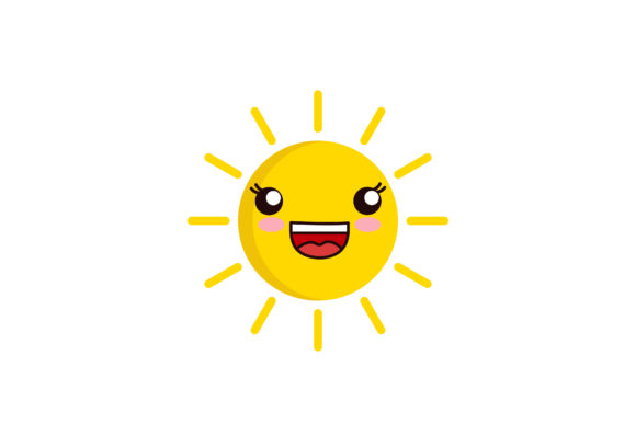 Bring a Smile to Your Design: Kawaii Cute Sun Illustrations