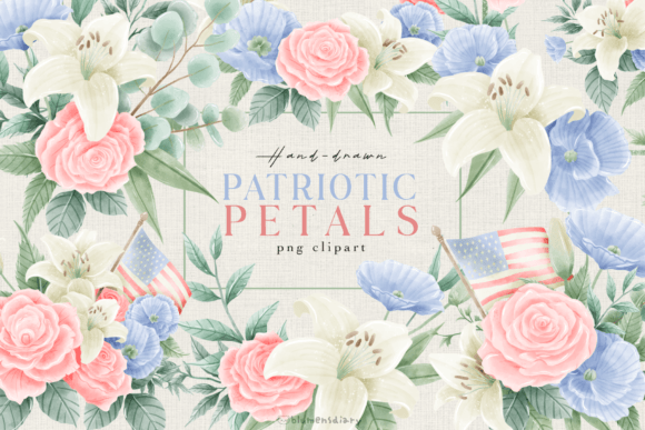 Celebrate Independence Day with Stunning Floral Illustrations
