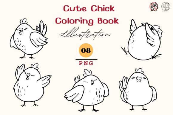 Charming Chick Illustrations for Creative Projects