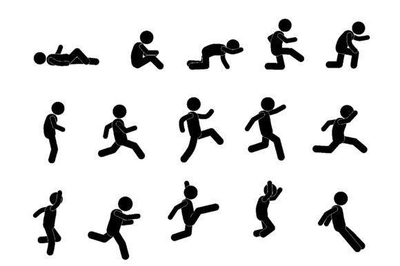Dynamic Stick Figure Illustrations for Creative Projects