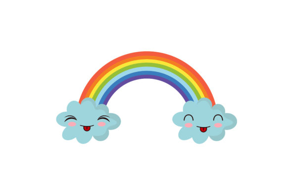 Kawaii Cute Rainbow Illustrations: A Designer's Joyful Toolkit