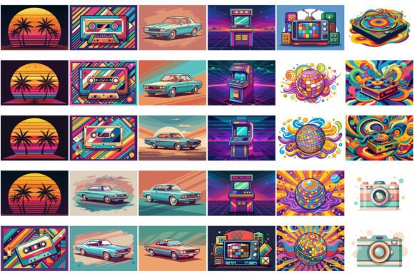 Retro Vector Illustrations: Nostalgia Meets Modern Design